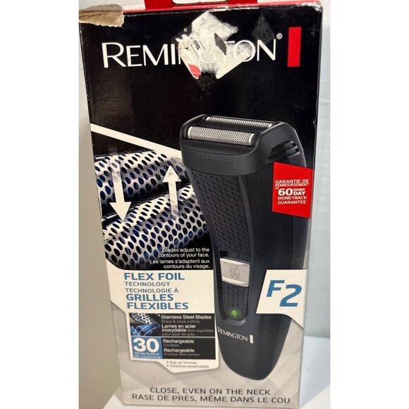 Remington F2 Flex Foil Electric Razor Stainless Steel Blades Pop-Up Trimmer - Picture 2 of 8
